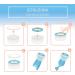 Buy Baby Lama 5 Refilling Films for Tommee Tippee Twist & Click | Sangenic Tec Simplee - Odorless Refills (5 Pack) - International Shipping Available - Buy Online on SooperMarket.com