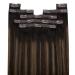 Youngsee 40 cm Brown Ombre Clip-In Extensions - Real Hair 120g 7 Pieces - Smooth & Easy Clips - Buy Online on SooperMarket.com