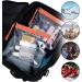 ECOHUB Airport Security Liquids Bag 20x20cm (2 pcs) - Airline Approved Clear Toiletry Bag for Travel - Orange with Carrying Handle - Buy Online on SooperMarket.com
