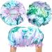 G2PLUS Large Shower Cap for Long Hair 32CM Green - Reusable Elastic Bath Cap for Women - Ideal for Spa and Home Use - Buy Online on SooperMarket.com