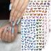 Baoximong 8 Sheets Butterfly Nail Art Stickers Decals Colorful Spring Nail Decals 3D Self-Adhesive Nail Art Supplies Holographic Laser Design Nail Accessories for Women Acrylic Nail Decorations Butterfly Nail Stickers 01