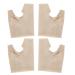 2 pairs of hallux valgus corrector big toe elastic hallux valgus corrector bunion correction cuff foot care for day/night support (l)