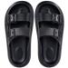 Sistke flip-flop children slippers Sildes Slipper shower & bathing shoes for young girls summer mild pantolettes bathing flaps slippery beach sandals 27/28 eu black a
