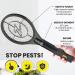 ZAP IT Rechargeable Bug Zapper Racket (4000 Volt) - USB Charging Cable - Large Black - Buy Online on SooperMarket.com