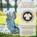 Mababu Hooded Baby Towel - 4 Layer GOTS Organic Cotton Anti-Slip Buttons 75x75 cm Soft & Fluffy - Sea Green - Buy Online on SooperMarket.com