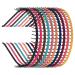 Quesuc 10 Pieces Unisex Metal Teeth Comb Hair Hoop Hairband Headband Hair Accessories Multicolor