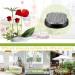 3-Piece Silver Japanese Flower Holder Set for Floral Arrangements and Plant Fixation - Buy Online on SooperMarket.com