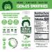 Genius Juice Organic Coconut Smoothie 6-Pack | Nutrient-Rich Meal Replacement with Whole Coconut | Low Calorie Vegan Drink | Dairy-Free & No Added Sugars - Buy Online on SooperMarket.com