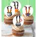 24 x Pre-Cut Halloween Mix 1 Edible Stand up Wafer/Rice Paper Cupcake Toppers Cake Decorations Birthday Party Witch Legs