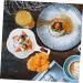 MAGICLULU 1pc Sauce Dish Vegetable Plate Ceramic Dipping Dish Pastry Plate Dipping Sauce Bowl Sauce Bowls Condiment Bowls Candy Plate Spice Dish Seasoning Dish Ceramics Household Spices 11X8X2CM Blue - Buy Online on SooperMarket.com