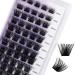 Individual Cluster Lashes D Curl 0.07mm 8-16mm Mix DIY Lash Extensions Wide Stem Individual Eyelashes Soft and Wispy Cluster Eyelash Extensions(XHFD-C9-0.07-D-816) RR-8-16mm Cluster Lash-C9-0.07-D