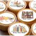 24 Reading Edible pre-cut cupcake toppers