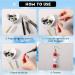 500 Pieces 50mm Eye Pins for Jewelry Making - Gold & Silver Ball Head Pins for DIY Earrings, Bracelets - Crafting Accessories Supply - Buy Online on SooperMarket.com