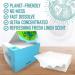100 Eco-Friendly Laundry Detergent Sheets - Plant-Based Free and Clear Strips for HE Machine - Travel/Home Clothes Washing - Fresh Linen Scent - Buy Online on SooperMarket.com