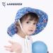 LANGZHEN Baby Girls Sun Protection Hat - Adjustable Toddler Kids Wide Brim Play Hat with Chin Strap - Flamingos and Toucan Design - Blue - 6-12 Months - Buy Online on SooperMarket.com