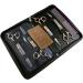 Fenice Peak 7 Professional Dog Grooming Scissors Set - Rose Gold 440C Stainless Steel - 4pcs Combo Set for Pet Grooming Services - Dogs and Cats - 7 - Buy Online on SooperMarket.com