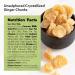 NUTS U.S. Unsulphured Crystallized Ginger Chunks - 3 LBS Resealable Bag, Fresh & Delicious Dried Gingers, No Artificial Colors - Buy Online on SooperMarket.com