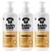 BuddyCare's oatmeal dog shampoo - shampoo for dogs with irritated skin - soothing and moisturizing - with aloe vera and pro -vitamin B5 (500ml X3) oatmeal 500ml X3