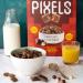Mornflake - Pixels Hazelnut & Chocolate Cereal Crispy Breakfast Cereal Pillows Multipack of 8x 750g Vegetarian Chocolate Cereal. Wheat Pillows Filled With Real Chocolate and Hazelnut Filling - Buy Online on SooperMarket.com