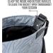 Large Light Gray Climbing Chalk Bucket with Topographical Map Design - Magnetic Closure, Pockets, and Brush Holders - Buy Online on SooperMarket.com