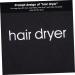 FOYTOKI 2pcs Hair Dryer Storage Bag Mini Hairdryer Bag Drawstring Shark Hair Dryer Toiletey Fabric Black - Buy Online on SooperMarket.com