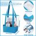 Hillban 4 Pcs Clear Tote Bag - Waterproof Transparent PVC Handbags for Women - Stadium Security Approved - Ideal for Beach, Pool, and Work - 4 Colors - Buy Online on SooperMarket.com
