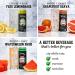 Betweener Sparkling Water & Energy Drink: Healthy Seltzer with L-Theanine, Vitamins, Electrolytes, Real Juice - Variety Pack (12 Pack) - Buy Online on SooperMarket.com