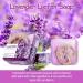Lavender Soap Natural Lavender & Loofah Soap Bar Handmade Organic Soap Vegan Cruelty Free No SLS or Parabens Smooth Skin Acne Soap for Face and Body - Buy Online on SooperMarket.com