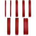 Dark Red Clip in Hair Extensions - 26 Inch Straight 100% Synthetic Hair - 8pcs Long Hair Pieces for Full Head - #Dark Red - Buy Online on SooperMarket.com