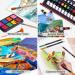 175 Piece Deluxe Art Set with Acrylic Paints and Drawing Pads in Wooden Case - Professional Art Kit for Adults, Teens, and Artists - Cherry - Buy Online on SooperMarket.com