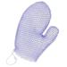 Supracor Spa Bath Glove Body Scrub Face Antibacterial Exfoliating Sponge Purple
