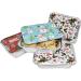 36 Count Christmas Tin Foil Containers with Lid Covers - Holiday Designs for Cookies & Treats - Disposable Food Storage Pans for Parties - Buy Online on SooperMarket.com