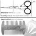 THREE SWORDS Stainless Steel Professional Beard Scissors & Comb Set - Perfect Grooming Tool for Men - Buy Online on SooperMarket.com