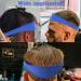 Curved Silicone Haircut Band - Neckline Shaving Template and Hair Trimming Guide for DIY Home Haircuts in Blue - Buy Online on SooperMarket.com