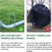 Heavy Duty Trampoline Wind Stakes - 4pcs Safety Ground Anchors for Soccer Goals, Tents & Garden Decoration - Galvanized Steel, All-Season Silver - Buy Online on SooperMarket.com