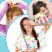 Lusofie 12 Pcs Ball Hair Ties - Acrylic Blingbling Ponytail Holders for Girls and Kids - Buy Online on SooperMarket.com