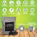 Litepak Odor Absorbing Bags - 8 XL Activated Charcoal Bags for Car Home Office - 200g Odor Eliminator - Buy Online on SooperMarket.com