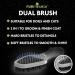 FURminator Dual Grooming Brush for Cats and Dogs - Shedding Tool for Effective Pet Hair Removal - Buy Online on SooperMarket.com