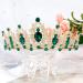 SuPoo Green Birthday Crown and Sash Kit - Rhinestone Tiara with Crystal Headband - Happy Birthday Decorations for Women - Buy Online on SooperMarket.com