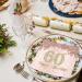 40 Pink Birthday Napkins - 60th Birthday Party Decor | 33x33cm Paper Napkins for Men Women & Girls - Buy Online on SooperMarket.com