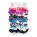 Scunci Original Scrunchies - Mixed Textures & Colors (12-Pieces) - White, Black, Coral, Mint, Blue, Grey & More - Buy Online on SooperMarket.com