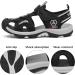 SAGUARO Closed Sandals for Kids - Breathable Trekking Summer Shoes 26 EU Black - Ideal for Outdoor Adventures - Buy Online on SooperMarket.com