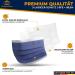 Charlemain 50x Medical Face Masks - EN 14683 Type IIR BFE 99.9% 3-Layer Latex-Free Navy Blue Made in Germany - One-Way Mouth-Nose Protection - Buy Online on SooperMarket.com