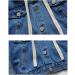 Odziezet Boy's Denim Hooded Jacket - Zipper Jean Coat for Spring - 3-4 Years (C-blue) - Buy Online on SooperMarket.com