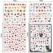 Whaline Autumn & Halloween Nail Art Stickers - 12 Sheets, Fall Leaves, Pumpkin, Bat, Ghost Patterns, Self-Adhesive Nail Decoration for Women, Girls - Perfect for Autumn Halloween Party Favors and DIY Nails - Buy Online on SooperMarket.com