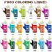 20 Colors Liquid Food Coloring | Sugar-Free Concentrated Colors for Baking Cakes Cookies & DIY Projects - Buy Online on SooperMarket.com