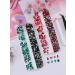 Kalolary Green Nail Rhinestones | Christmas 3D Flatback Red Crystal Charm Stones | Tweezer & Picker Set | DIY Acrylic Nail Art Decoration - Buy Online on SooperMarket.com