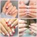 YUNAI French Tip Nail Stamp Kit | Soft Silicone Jelly Clear Stamper Set for DIY Manicure | Professional Nail Seal Stamp Tools - Buy Online on SooperMarket.com