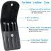 Rikans Precision Tweezers Set - Pack of 4 Black Professional Tweezers - Stainless Steel for Splinters, Eyebrows, Facial Hair, Blackheads - Includes Handy Carry Pouch - Buy Online on SooperMarket.com