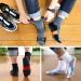 AKOENY Men's Ankle Athletic Running Quarter Socks (6-Pack) Black - Size 9-12 - Buy Online on SooperMarket.com